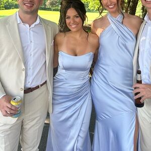 Matte Satin Periwinkle Blue